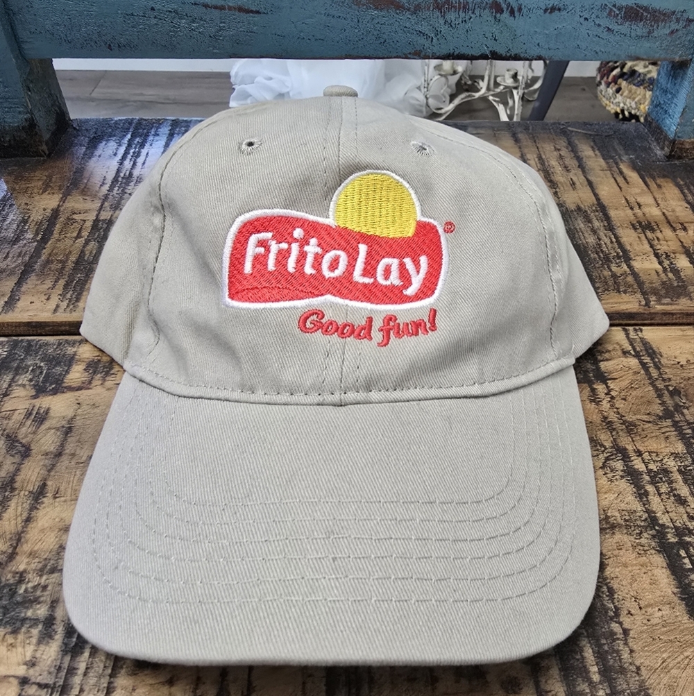 Frito Lay Strapback Breathable Hat Cream Tan Apollo One Size Adjustable Unisex - Picture 2 of 6